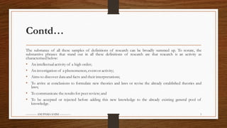 Basic vs Applied Research | PDF