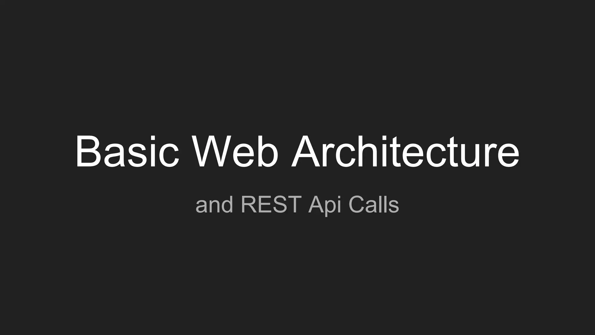 Basic web architecture | PDF | Web Design and HTML | Internet