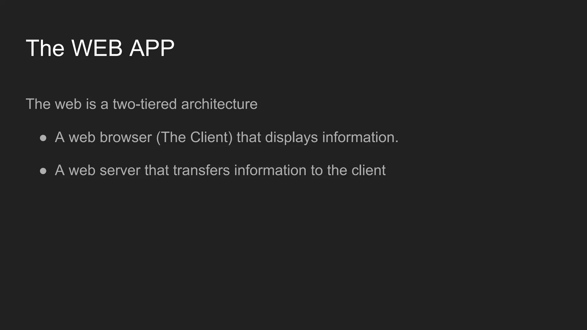 Basic web architecture | PDF | Web Design and HTML | Internet