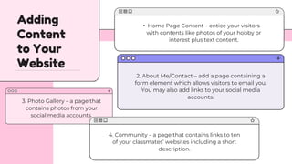 Basic Web Page Creation.pptx | Web Design and HTML | Internet