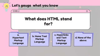 Basic Web Page Creation.pptx | Web Design and HTML | Internet