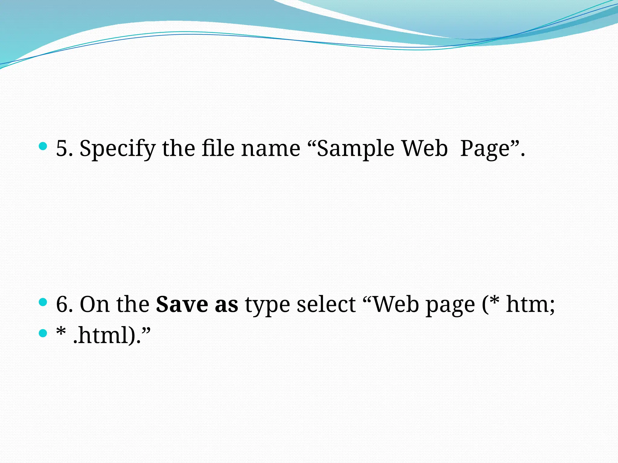 BASIC WEB PAGE CREATION powerpoint presentation | PPTX