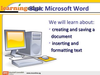 Basic Microsoft Word ,[object Object],[object Object],[object Object],[object Object],[object Object]