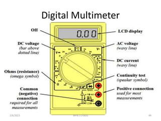 Digital Multimeter
2/6/2015 WPX ( 17005) 44
 