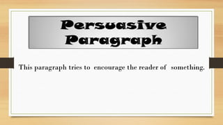 This paragraph tries to encourage the reader of something.
 