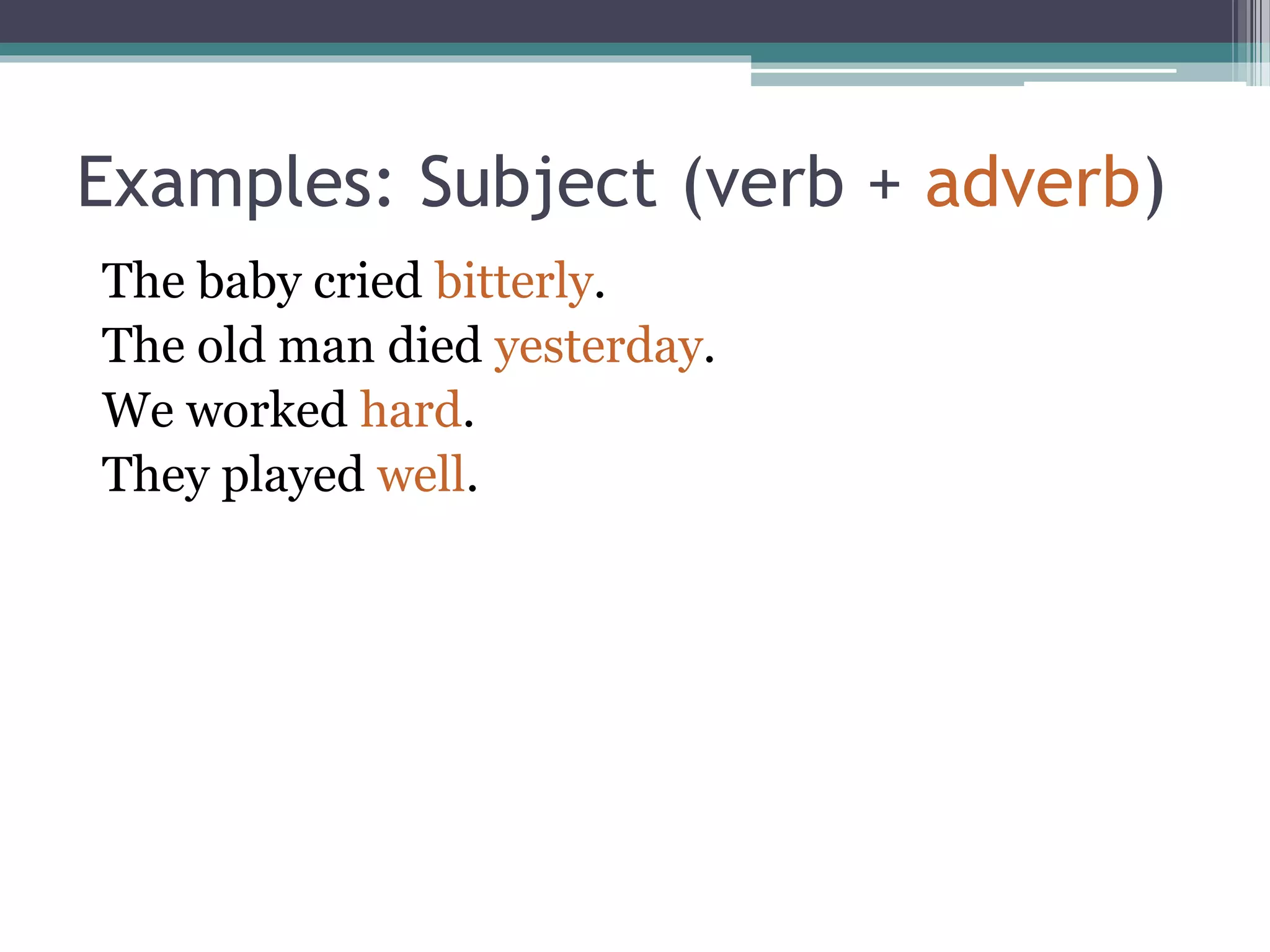 Basic writing skills A Sentence Definition, Examples, etc | PPTX