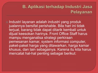 Basic Yield Visual Basic yield management front office | PPTX