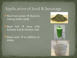 Basil leaves amadea et al. | PPT