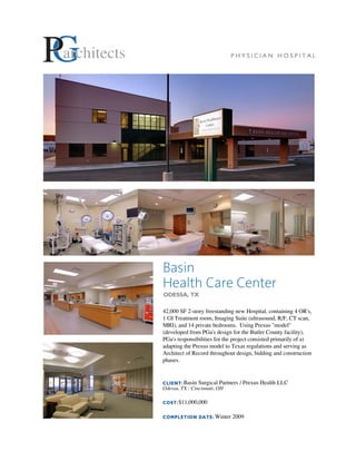 Basin Health Care Center / Odessa
