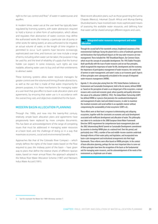Basin water allocation planning principles, procedures and approaches ...