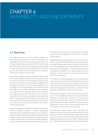 Basin water allocation planning principles, procedures and approaches