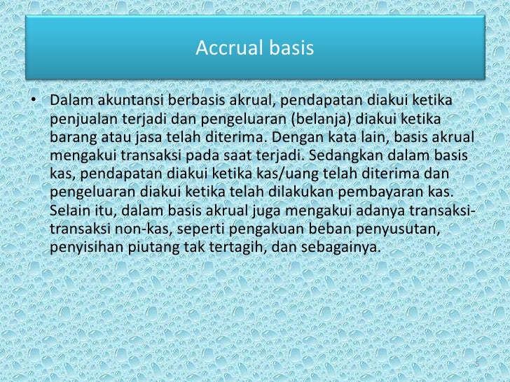 Basis Akuntansi