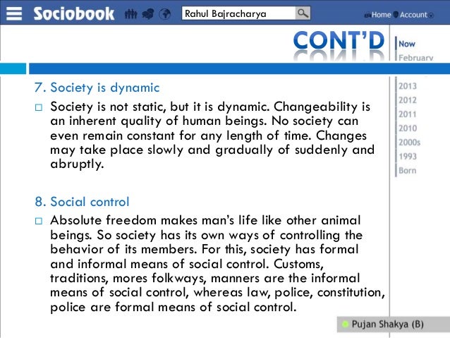 Basic Concept In Sociology Society