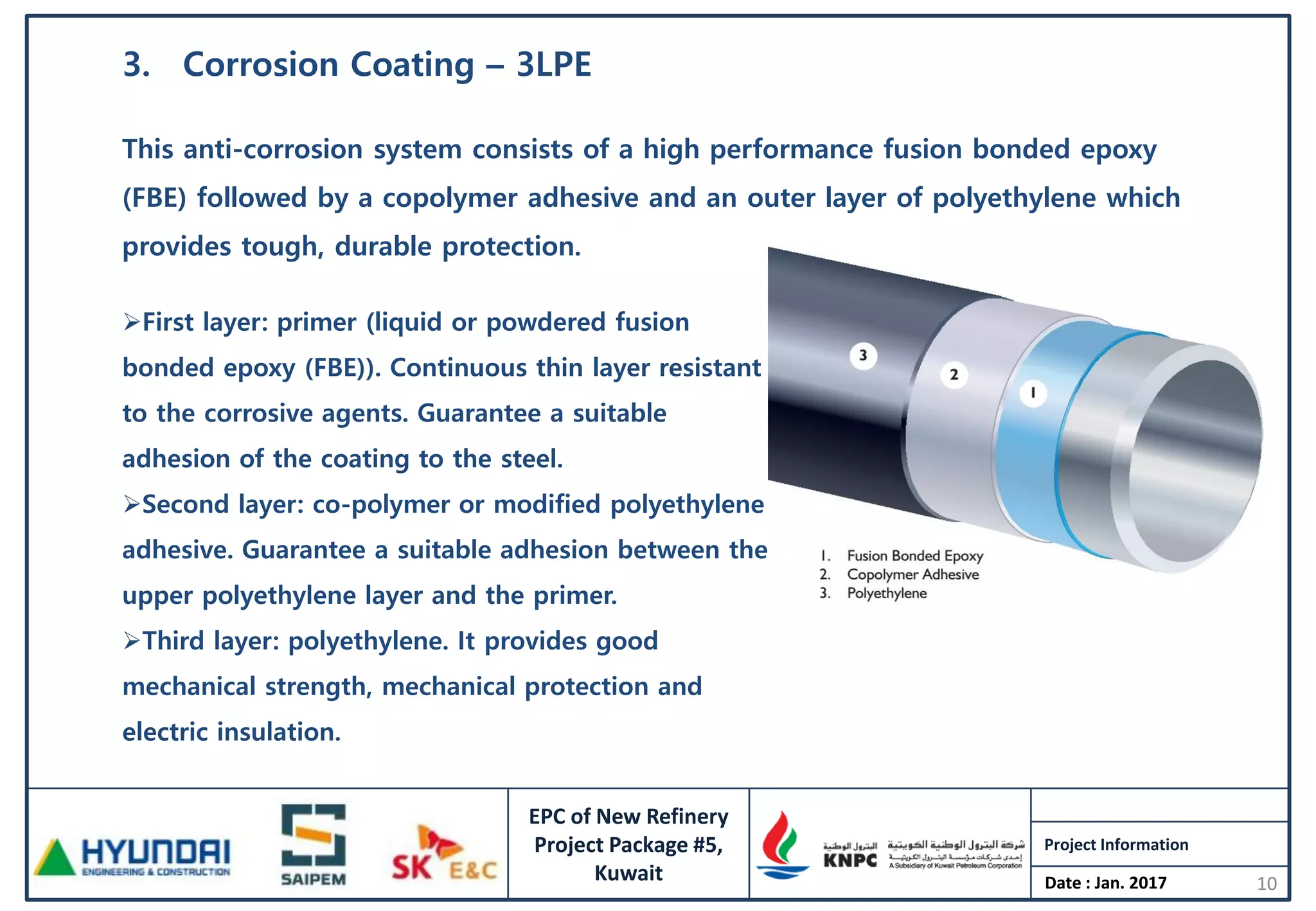 Basis corrosion coating &CP system for pipeline in Oil & Gas Sector | PDF