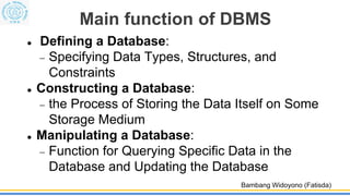 Basis Data 1. Database Management System | PDF
