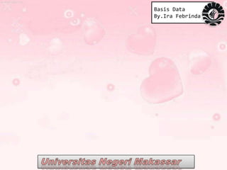 Basis Data
By.Ira Febrinda
 
