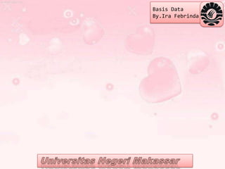 Basis Data
By.Ira Febrinda
 