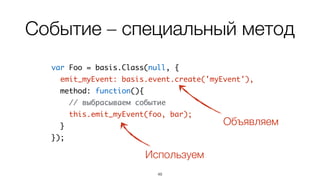 Событие – специальный
метод
48
 