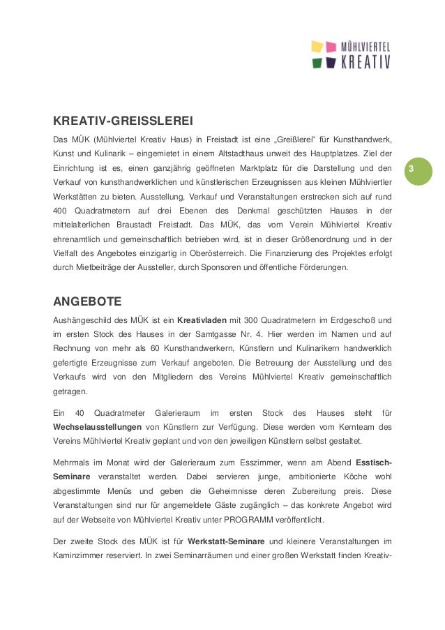 Basispressemappe 2017 Muhlviertel Kreativ Haus Muk