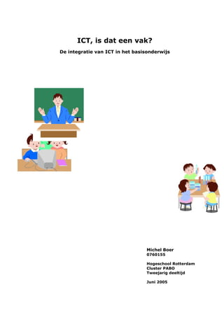 Integratie van ICT in de basisschool