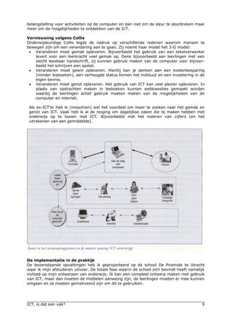 Integratie van ICT in de basisschool
