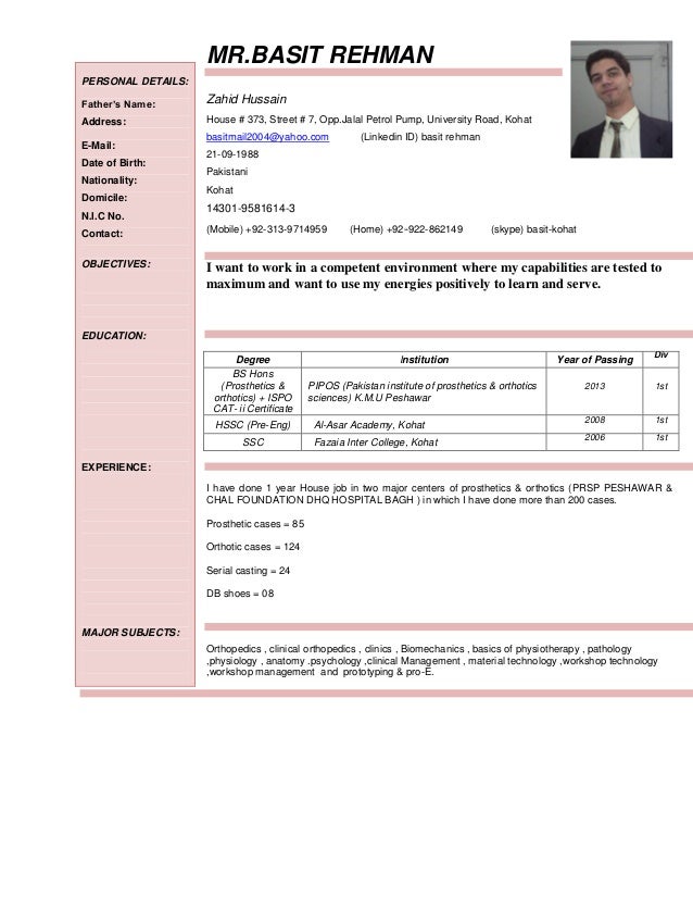 cv exle for physiotherapist basit resume cv exle for physiotherapist basit resume