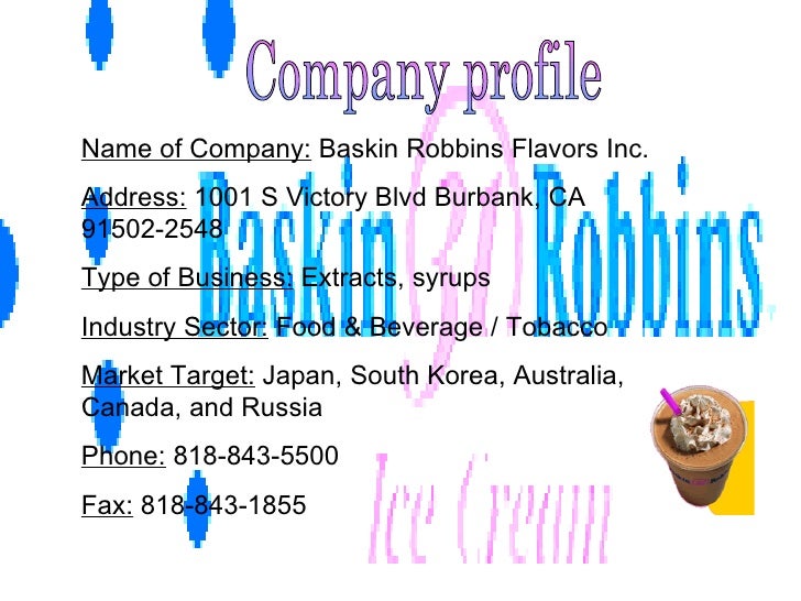 Baskin robbin menu image