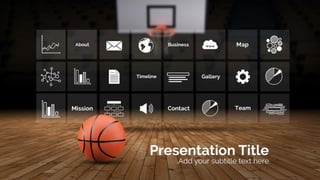 Basketball 3D Presentation Template | PDF