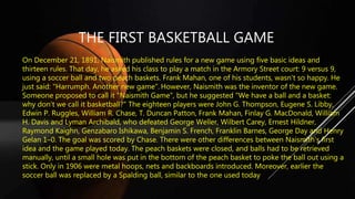 Basketball - history | PPTX