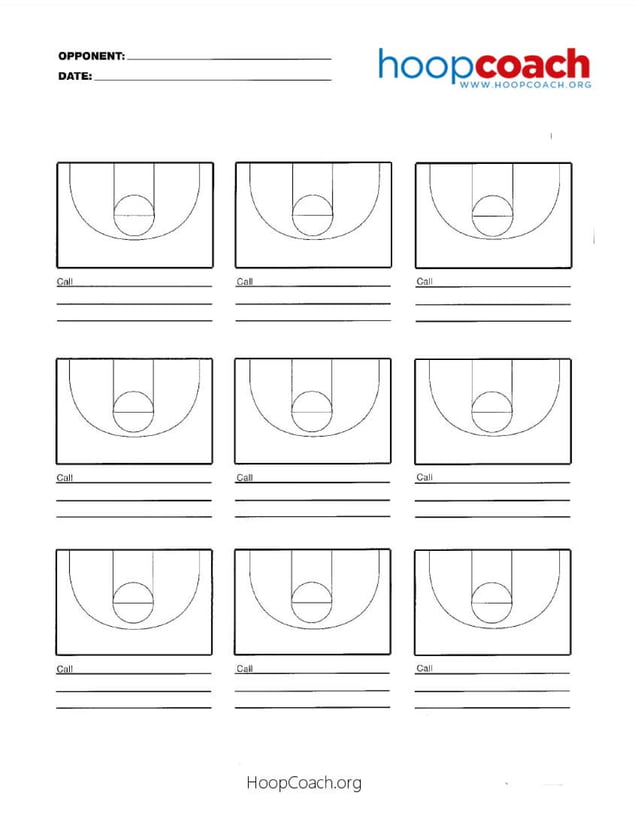 printable basketball full court diagram
