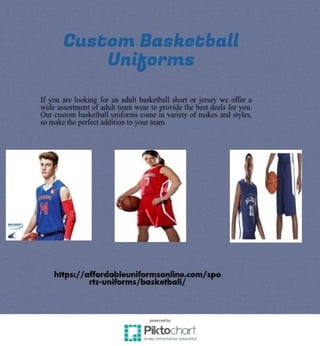 Custom Basketball uniforms
