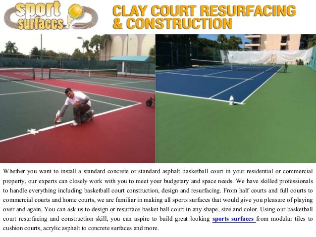 Basketball court construction and design solutions fitting ...