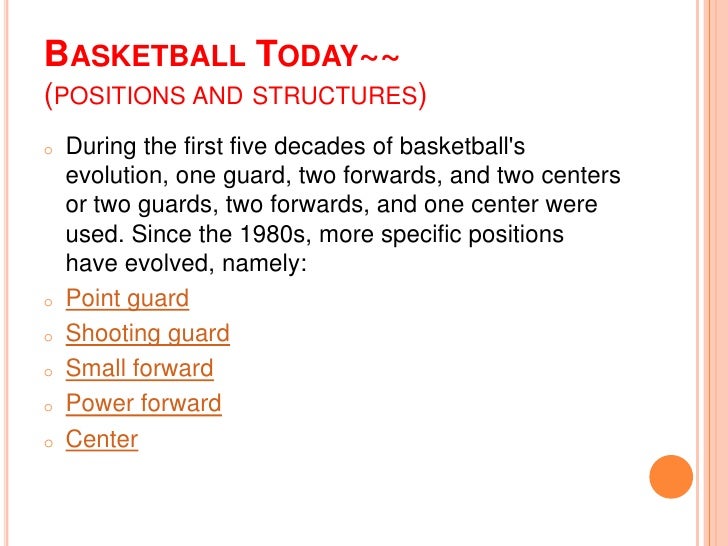 five rules of basketball