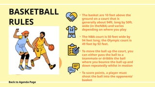 Basketball PPT.ppt rules and regulations | PPTX
