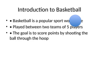 basketball_presentation to present in school and collage | PPTX