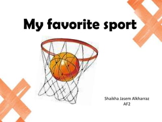 My favorite sport ShaikhaJasemAlkharraz AF2 
