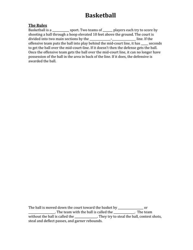 Basketball study guide 2013 PDF