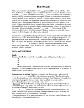 Basketball study guide 2013 PDF Basketball study guide 2013 PDF