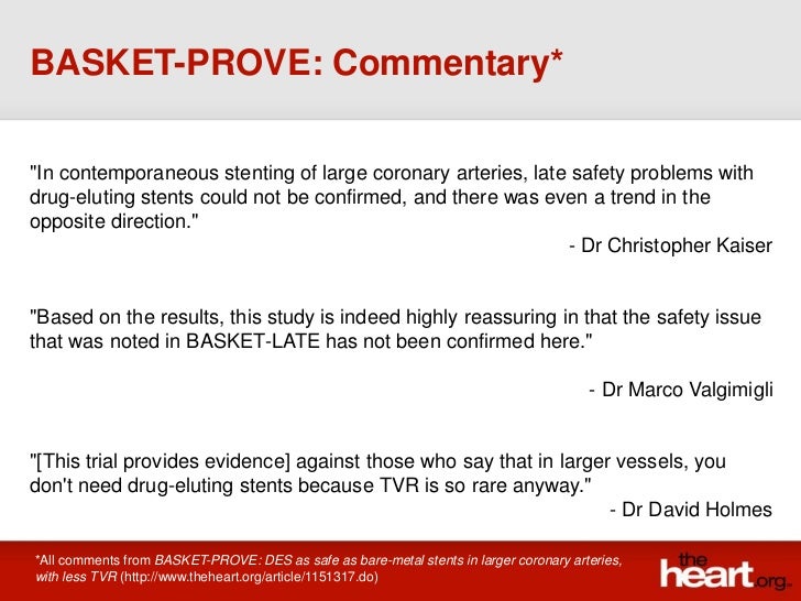 BASKETPROVE trial Summary & Results