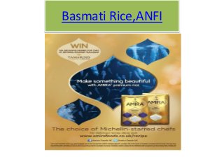 Basmati Rice,ANFI
 