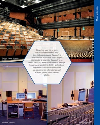 Basotect Melamine Acoustic Foam - Room Acoustics and Design | PDF