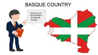 BASQUE COUNTRY
Here you can
see the flag of
the Basque
Country
 