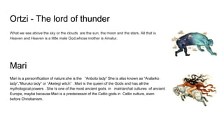 Basque Goddesses Basque mythology | PPT