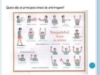 Quais são os principais sinais de arbitragem?
 