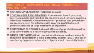Salmonella enterica biosafety and biosecurity .pptx