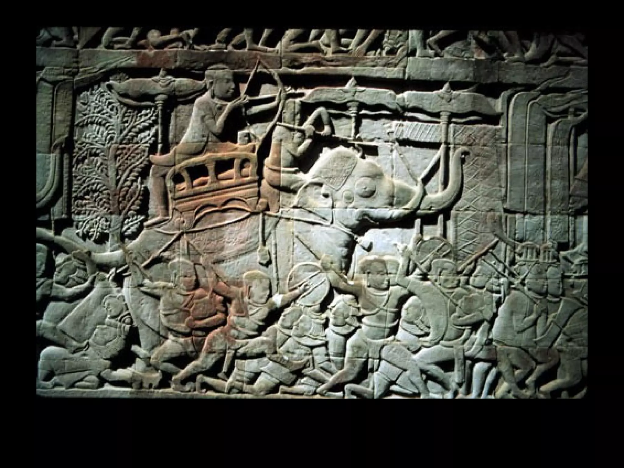 Bas relief carving