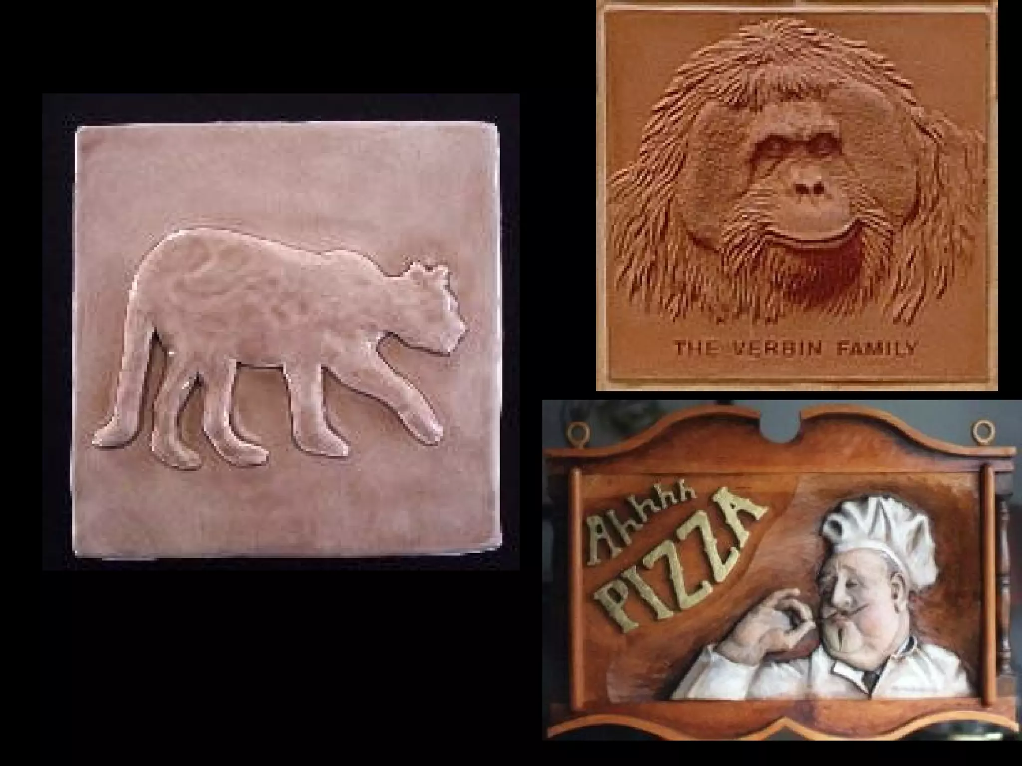 Bas relief carving