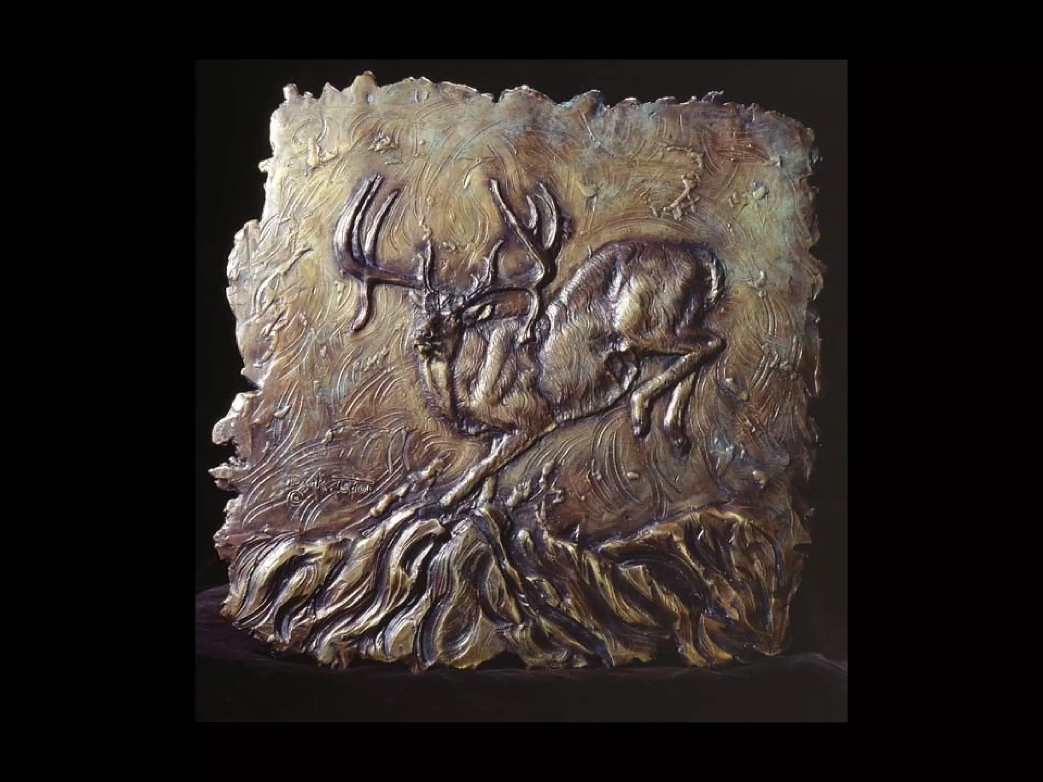 Bas relief carving