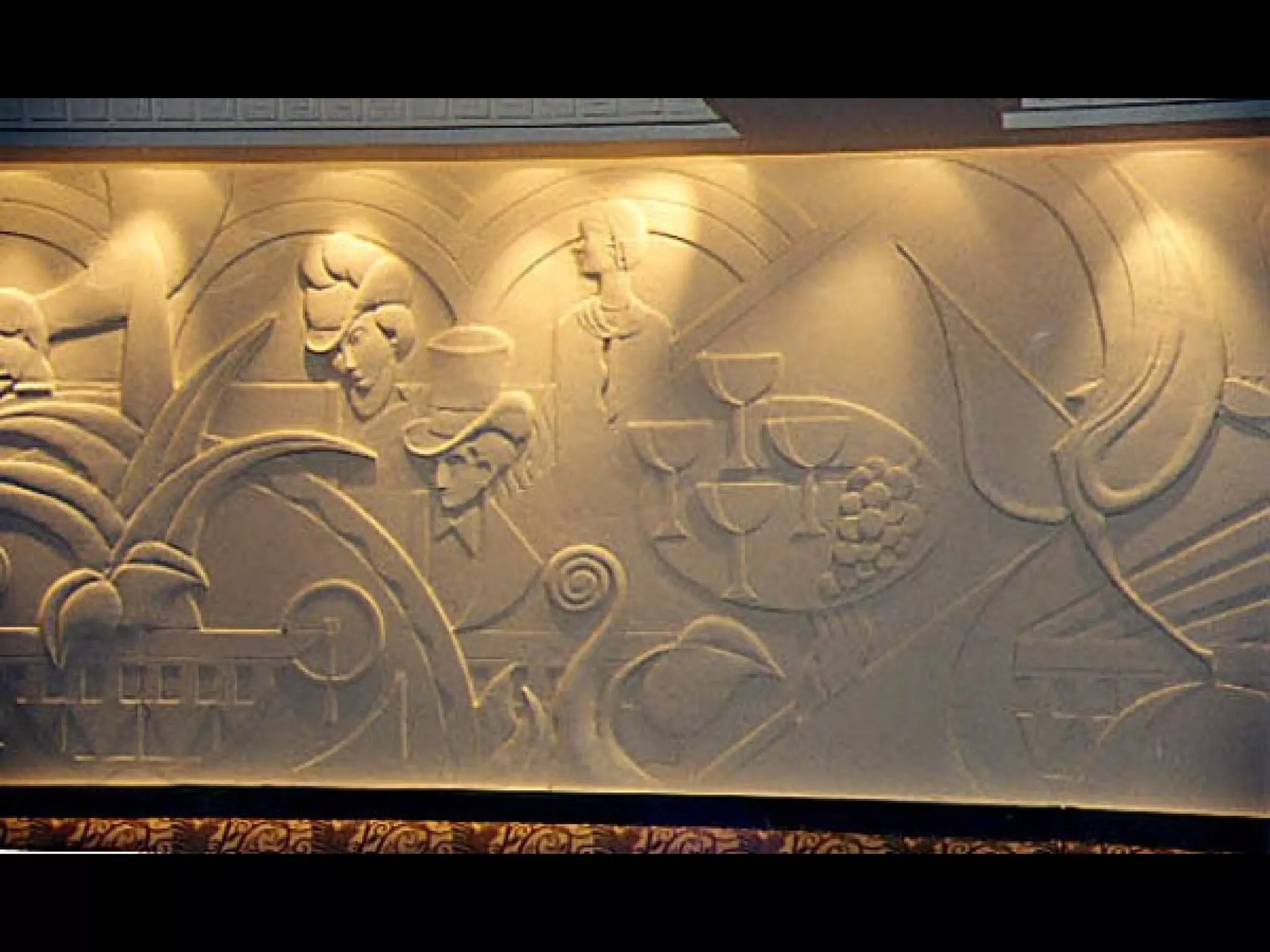 Bas relief carving
