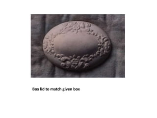 Box lid to match given box